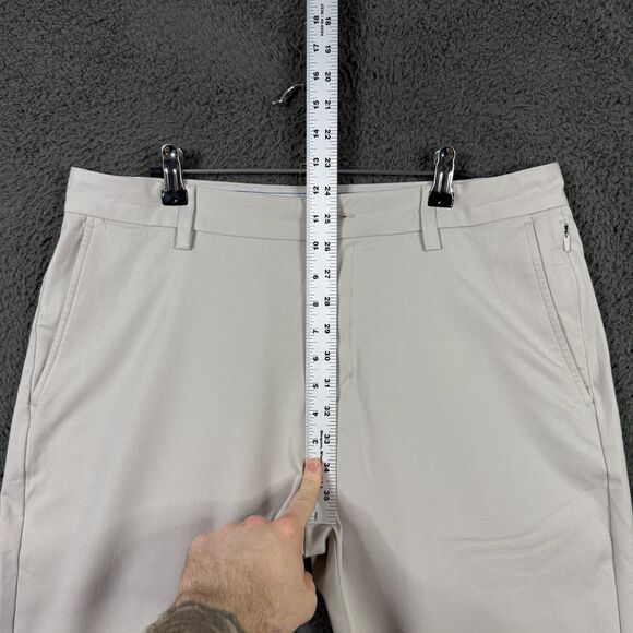 Southern Tide Pants Mens 35x30 Beige Tan Jack Performance Pant Stretch Preppy - Picture 10 of 14